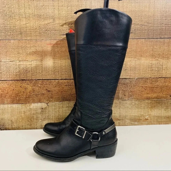 Vince Camuto Leather Brunah Tall Boots - Picture 4 of 10